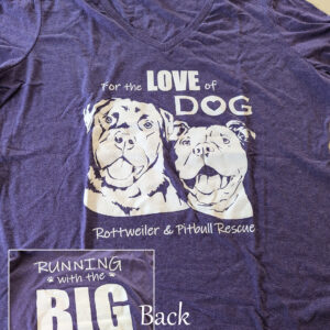 Running with the Big Dogs V-Neck T-Shirt